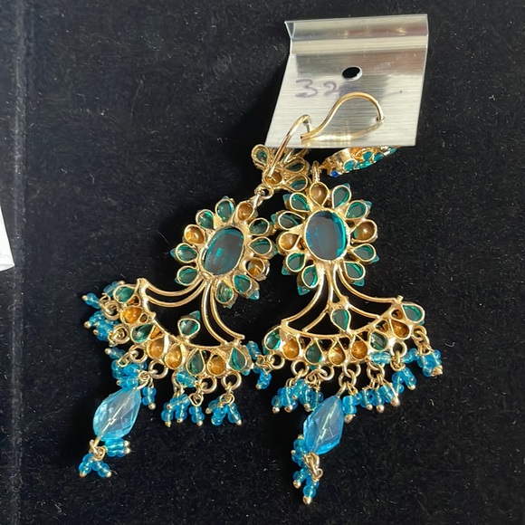 Blue Earrings - Picture 3 of 3